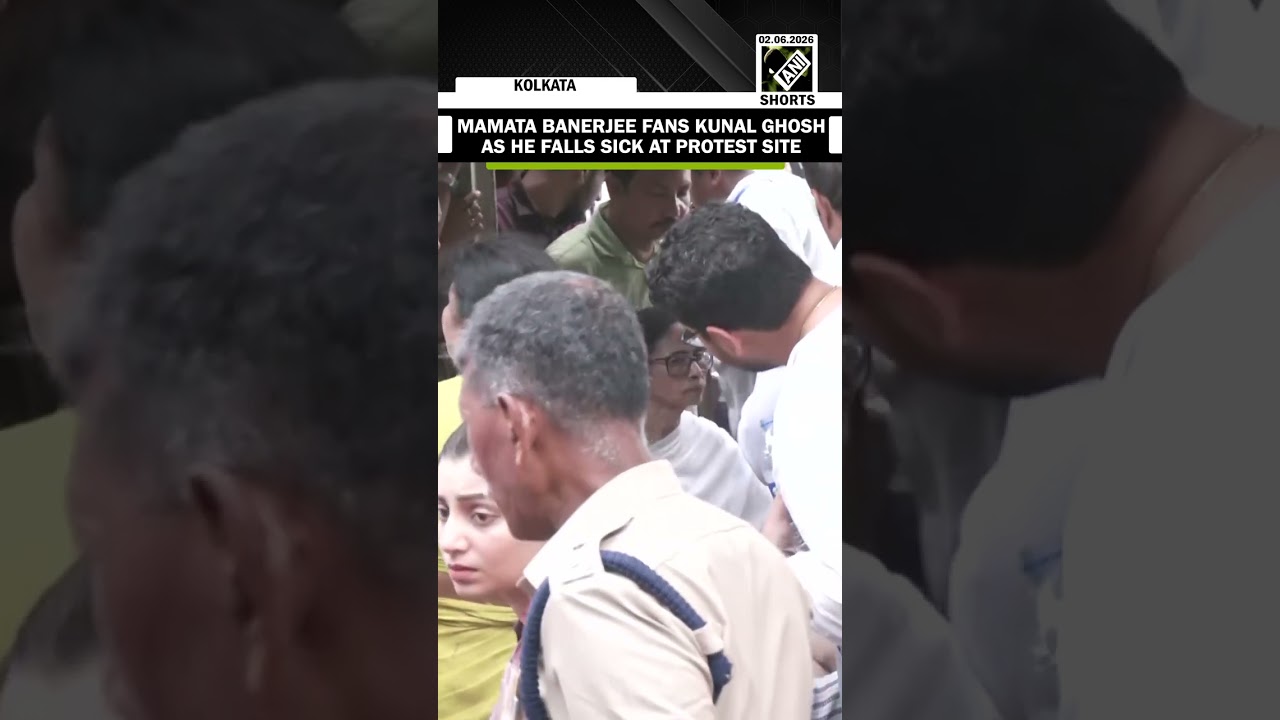 TMC leader Kunal Ghosh falls sick as TMC and Mamata Banerjee protests in Kolkata