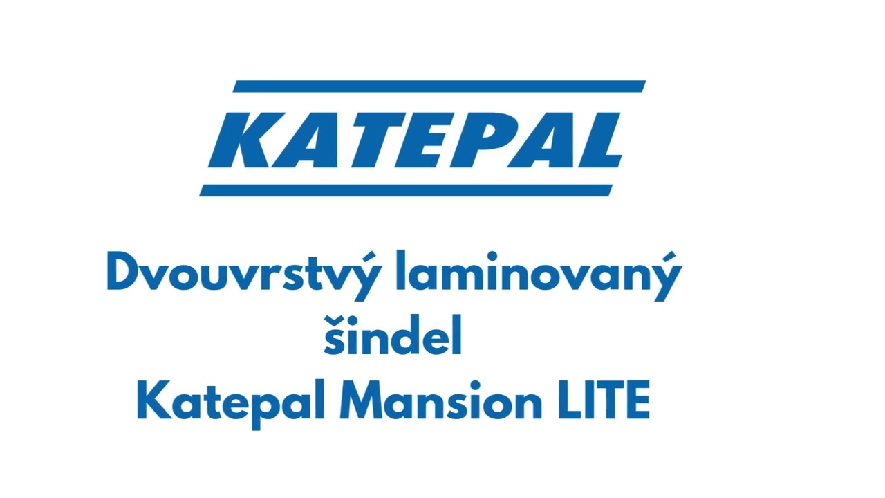 Asfaltový polymerem modifikovaný šindel Katepal Mansion LITE