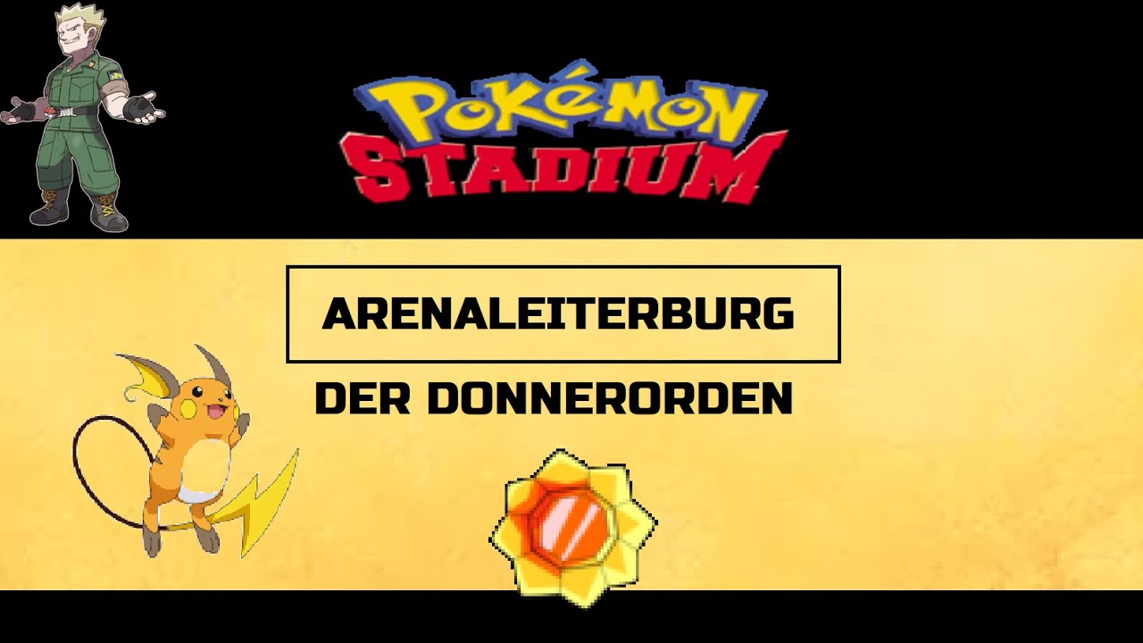 Pokemon Stadium Arenaleiter Bob
