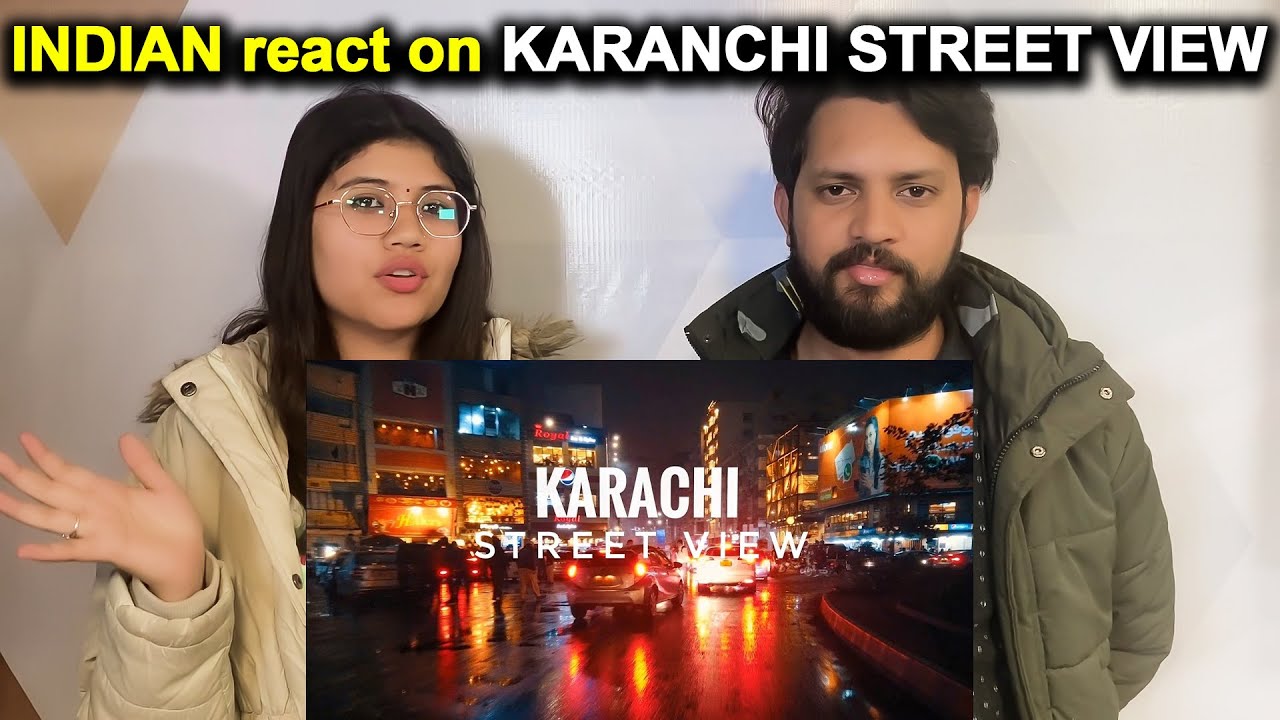 Karachi Street View | Indian Reaction | CITY OF LIGHTS | Bahria Town Karachi Street View |
