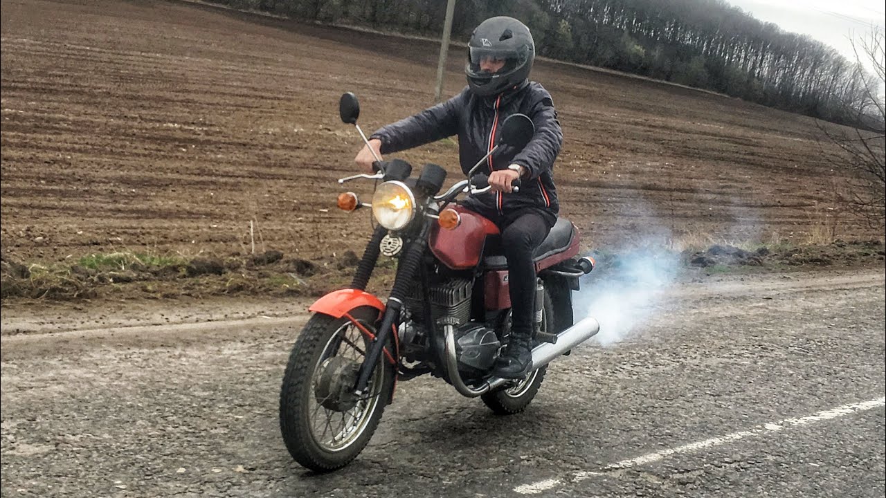 РЕСТАВРАЦІЯ. Мотоцикл Ява 350/638. Перший виїзд. Відкриття сезона.