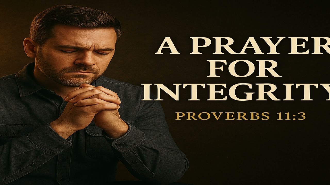 A Prayer for Integrity | Proverbs 11:3 | Christian Devotional & Guided Prayer