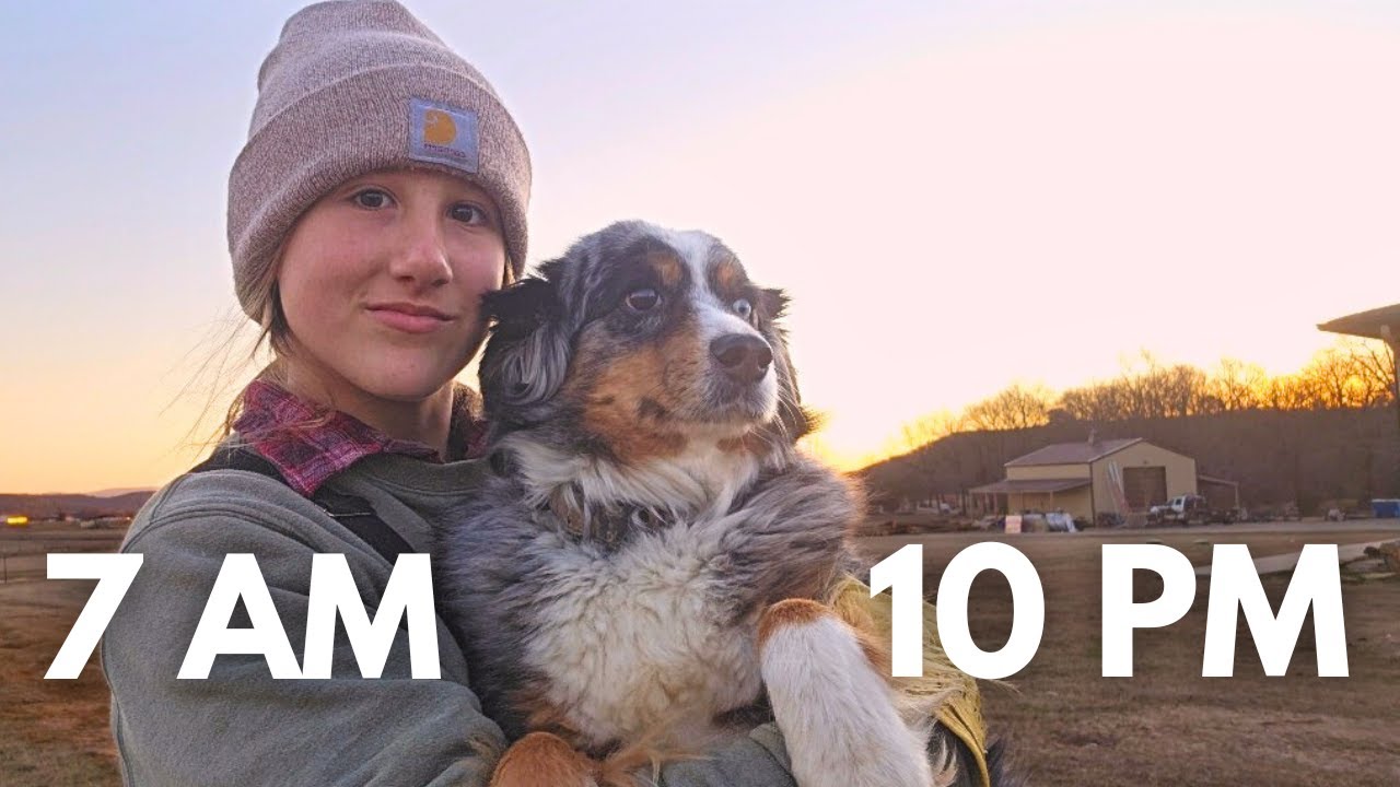 День из моей ЖИЗНИ в 16 лет, ФЕРМЕР | В зимние месяцы...