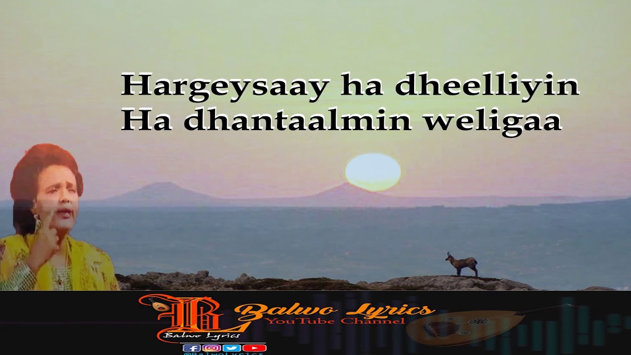 Hees: Hargeysaay Ha Dheelliyin|| Sahra Axmed|| Balwo Lyirics