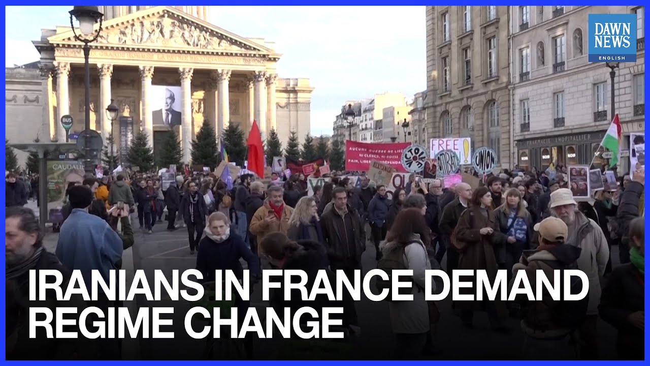 Iranians in France Protest Crackdown, Call for Regime Change | Dawn News English