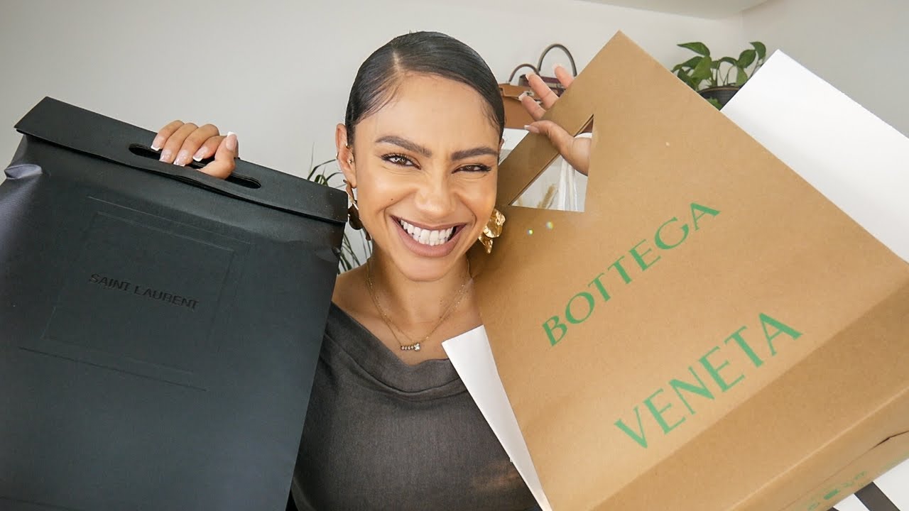 WHAT I BOUGHT AT BICESTER VILLAGE | SAINT LAURENT, BOTTEGA VENETA, GANNI
