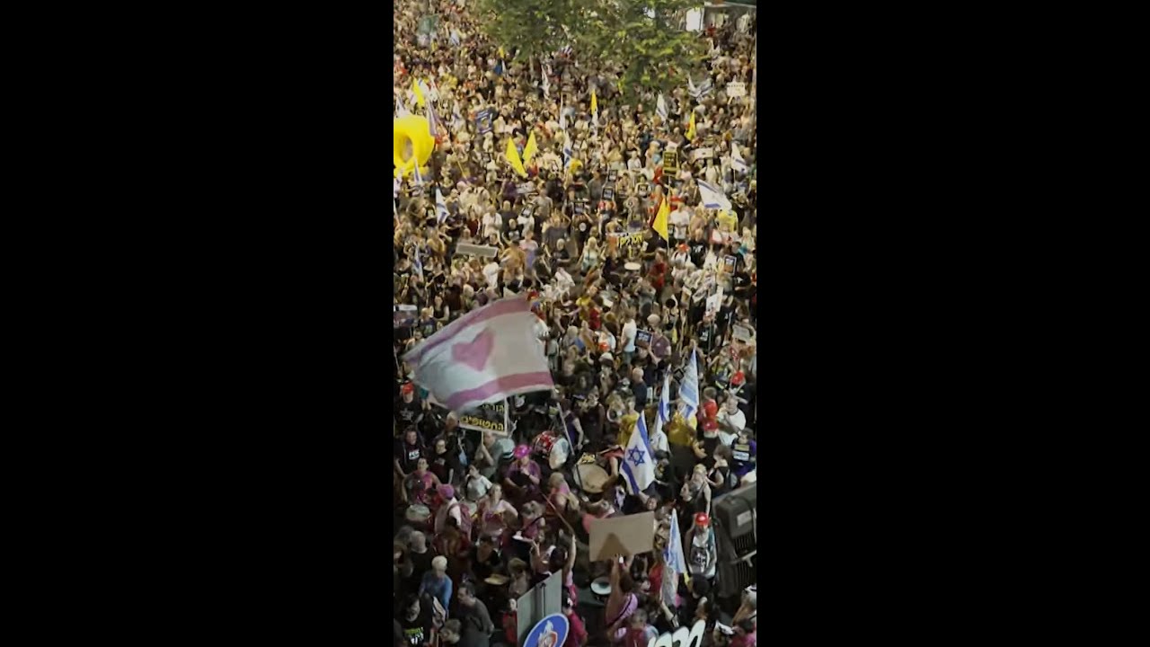 Israelis protest Netanyahu's Gaza policies