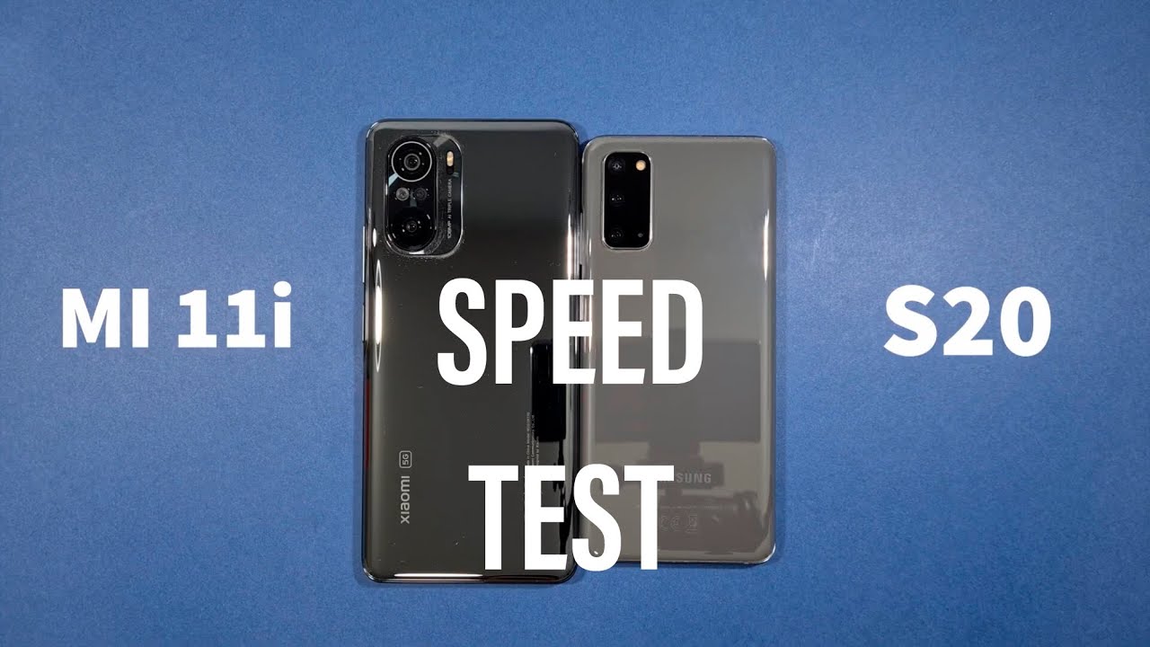 Xiaomi Mi 11i vs Samsung S20 Speed Test