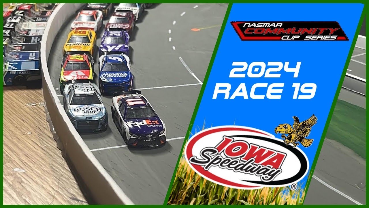 NASCAR Stop Motion/ NASMAR Community Cup Series Race @ Iowa Speedway