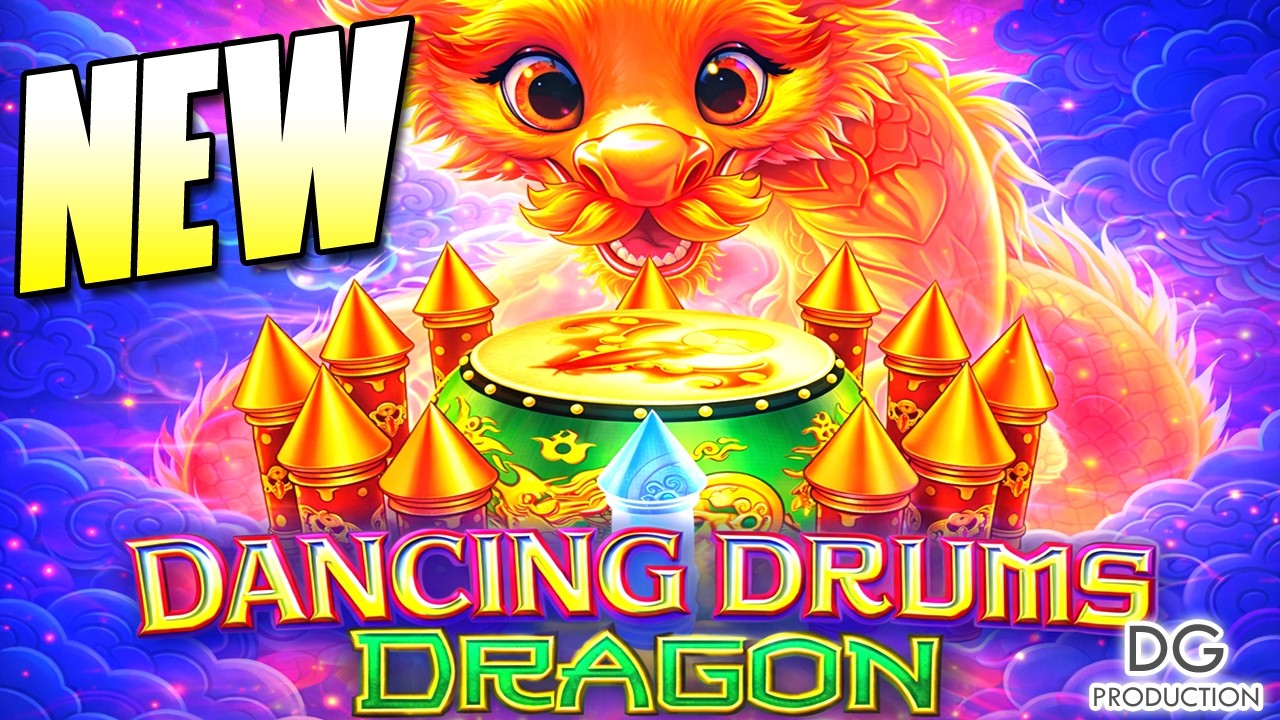 ‼️OMG BIG WIN NEW DANCING DRUMS DRAGON LUCKY PROSPERITY SLOT MACHINE CASINO GAME SECRET GEM VEGAS