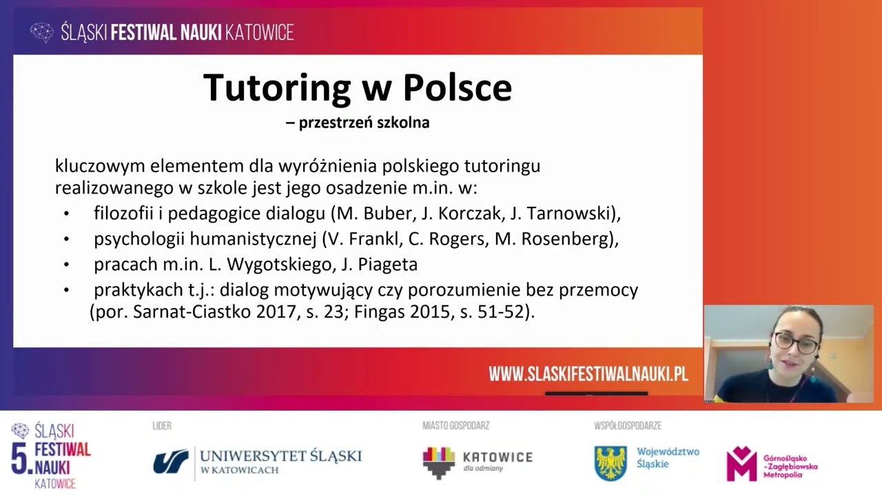 5. ŚFN KATOWICE: dr Adrianna Sarnat-Ciastko - Tutoring- tutorial- m&oacute;j tutor -m&oacute;j ...(Program Online)