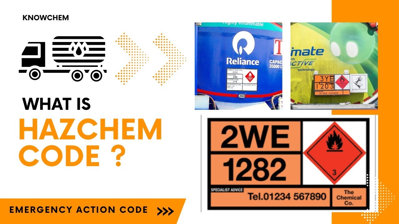 Что такое код HAZCHEM? | Код действий в чрезвычайных ситуациях? | Безопасность | @KnowChem