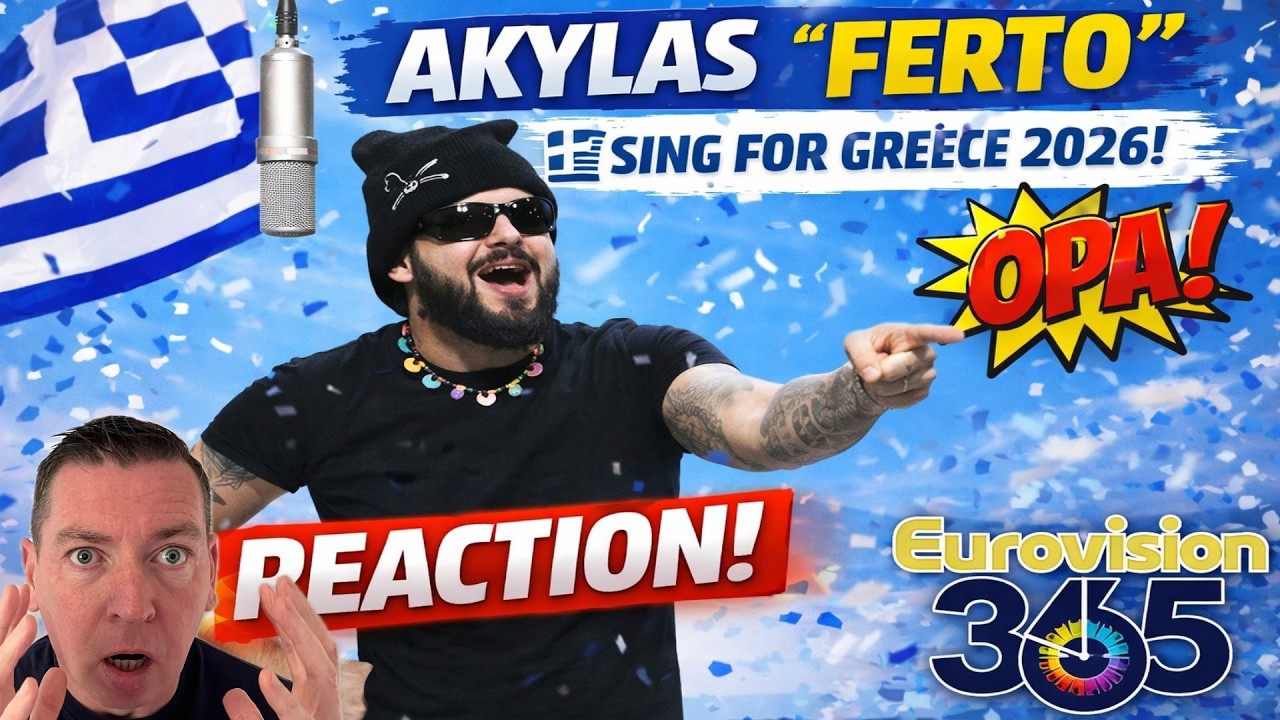 GREECE HAS CHOSEN! I REACT TO AKYLAS - FERTO WINNER OF GREECE SINGS 2026 | EUROVISION 2026