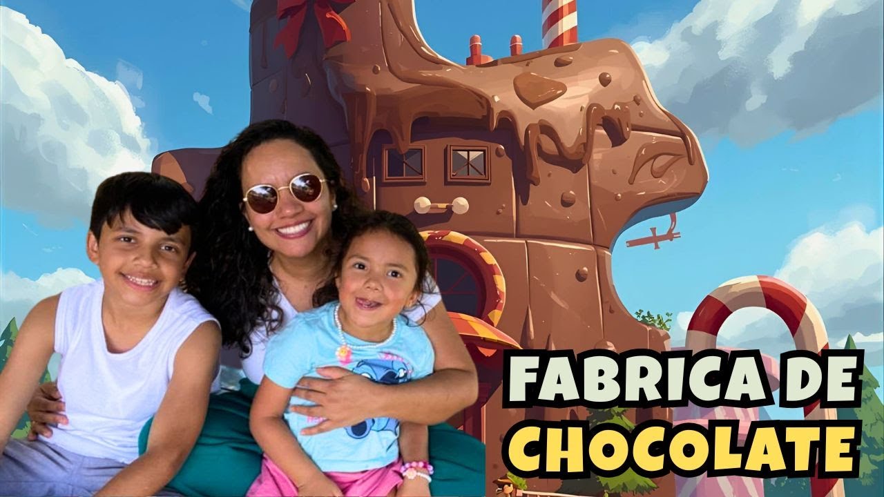 OLHA O TAMANHO DESSA FABRICA DE CHOCOLATE!🍫😲