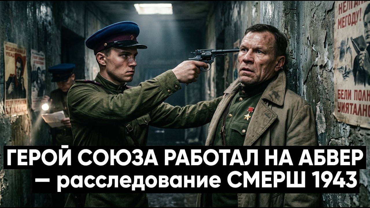 ГЕРОЙ СОЮЗА РАБОТАЛ НА АБВЕР — расследование СМЕРШ 1943