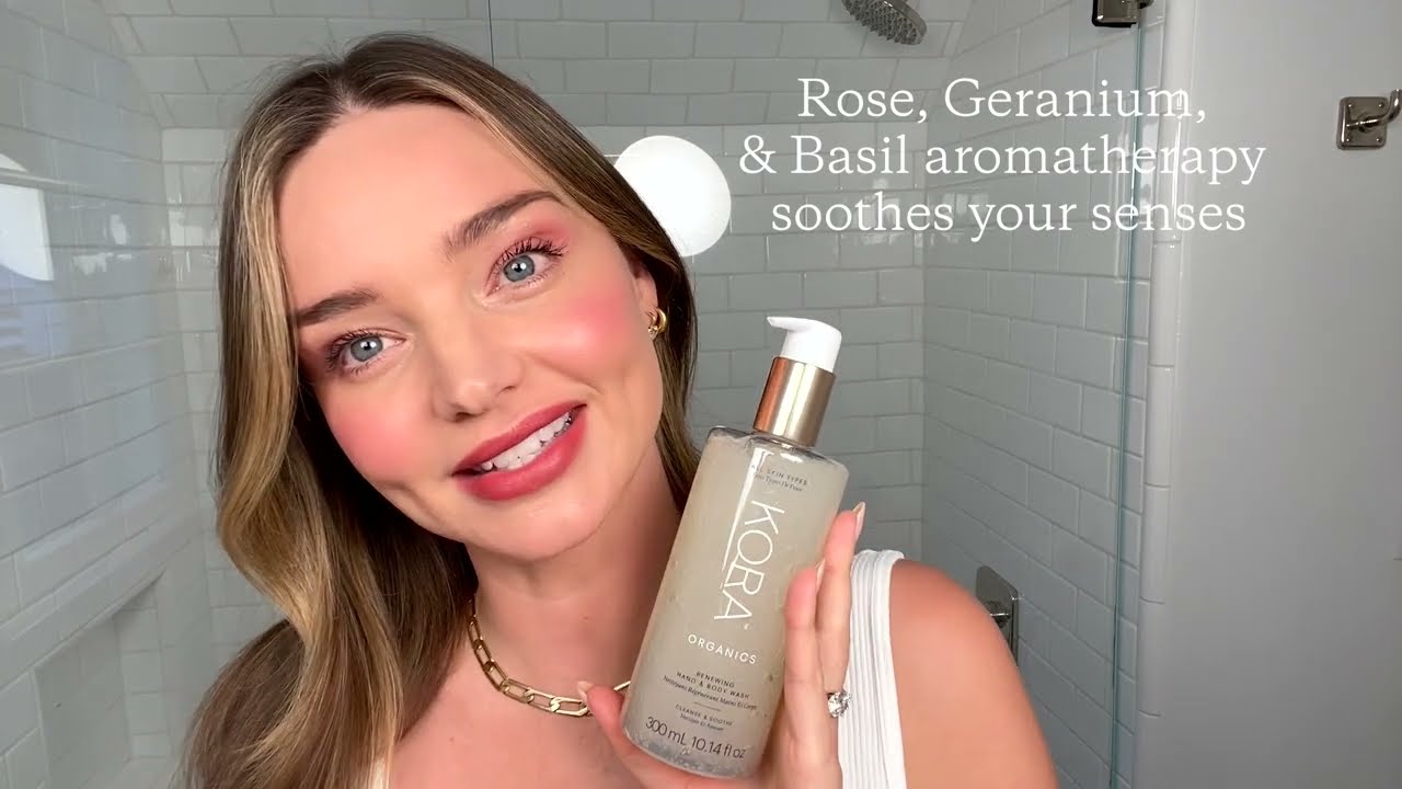 Miranda Kerr on our NEW Renewing Hand & Body Wash