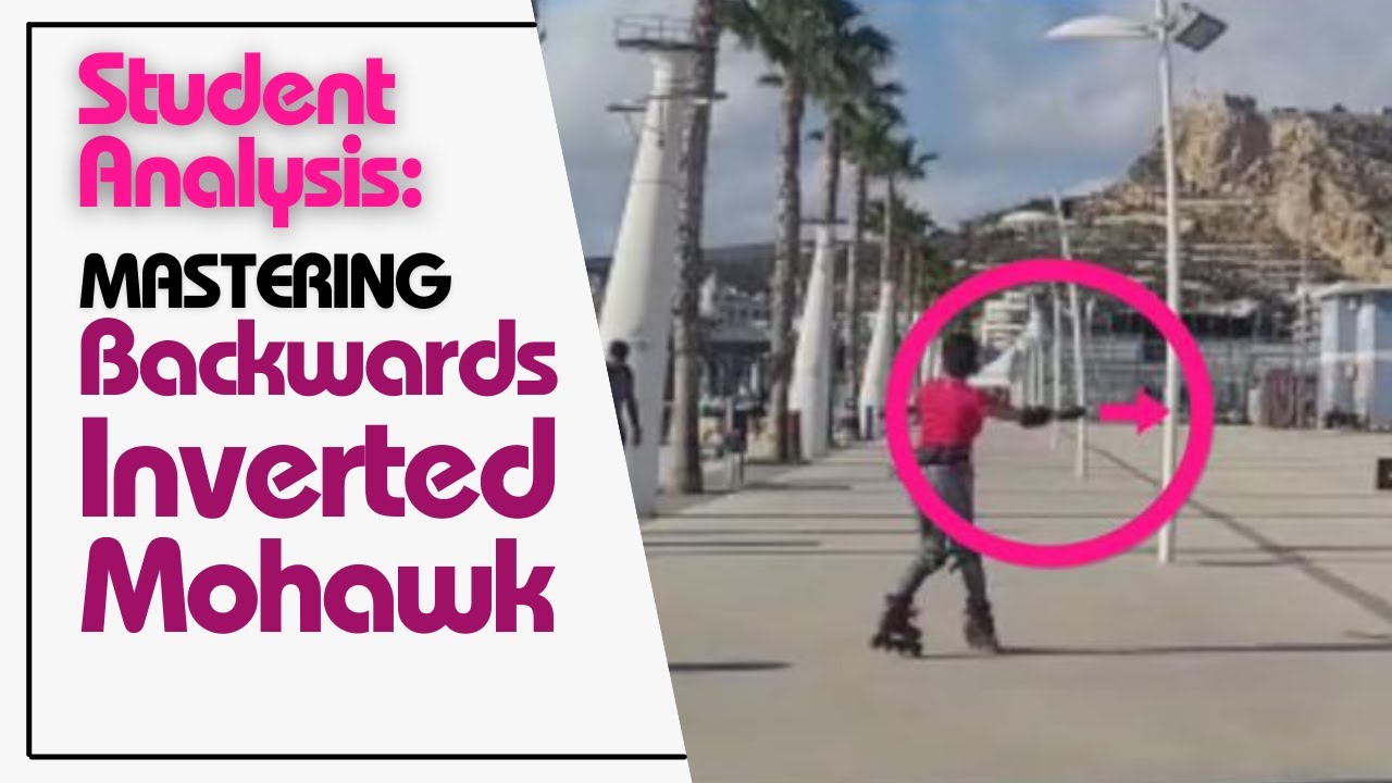 How to perfect the backward Inverted Mohawk transition on inline skates from backwards to forwards
