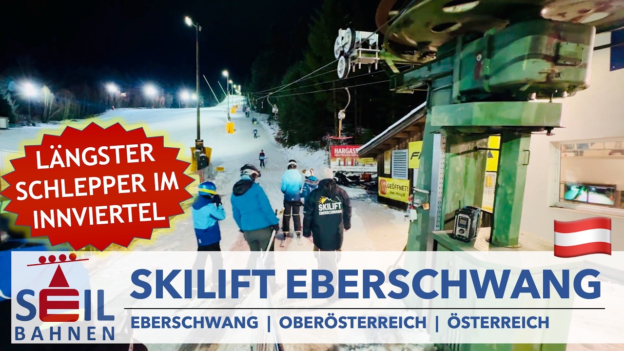 🇦🇹🚠 Skilift Eberschwang | Schlepplift | Innviertel | inkl. Details zur Bahn