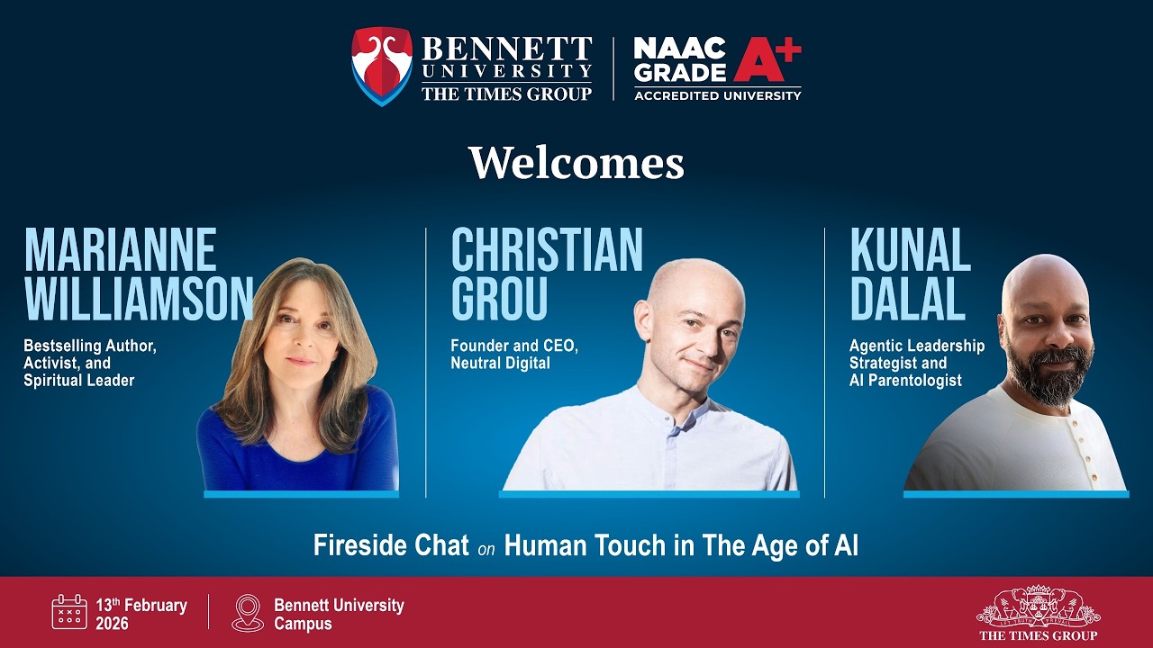 Global Leaders Debate AI & Human Values | LIVE Fireside Chat 2026 | Bennett University