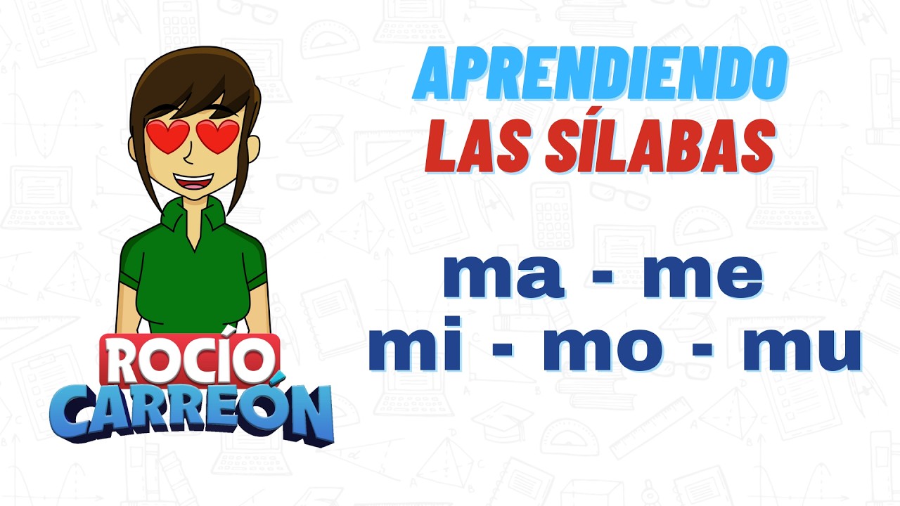 APRENDIENDO LAS SÍLABAS - ma, me, mi, mo, mu.