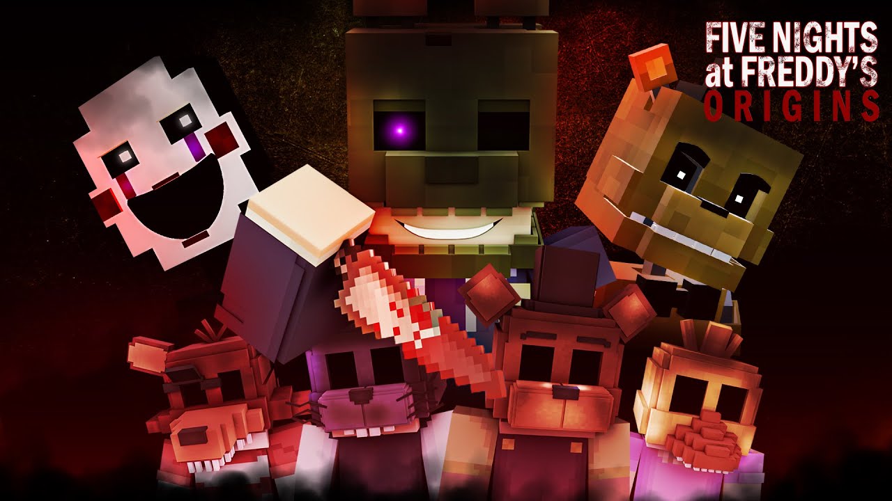 فیلم ماینکرفت فناف اوریجینز فصل 1 - THE MOVIE | Minecraft FNAF Origins