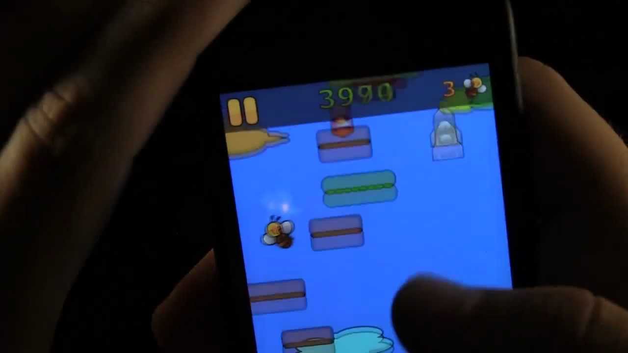 nWeave's iPhone & iPod touch Jumping game JumBee!