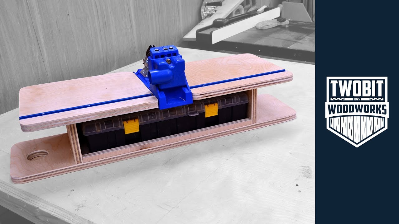 Как сделать рабочее место с карманными отверстиями для небольшой мастерской | Проект столярной ма...