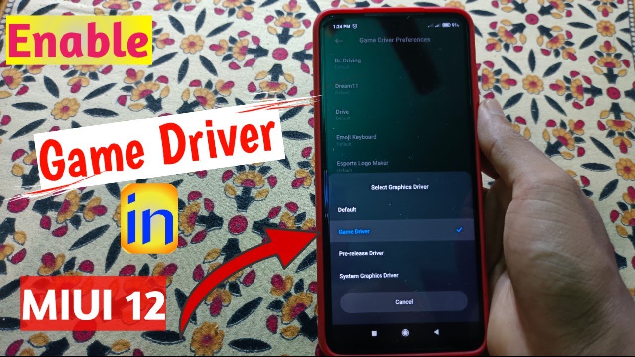 Enable Game Driver In MIUI 12 || how to enable game driver preferences in miui 12 || Smooth Gaming