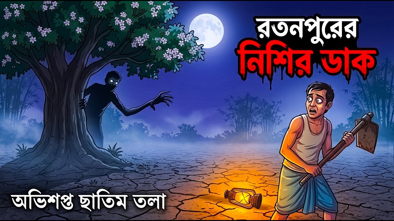 নিশির ডাক ও অভিশপ্ত ছাতিম গাছ । Nishir dak | Bhuter Cartoon | Notun Bangla Golpo