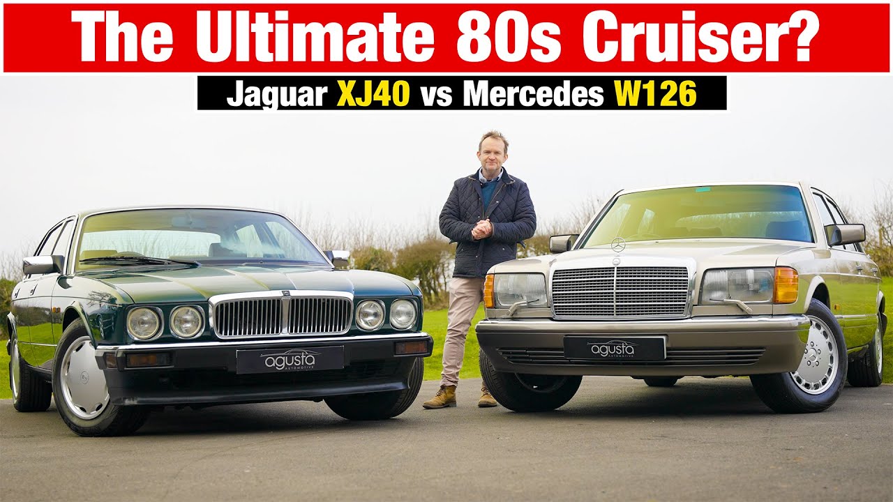 Mercedes W126 S-Class vs Jaguar XJ40 - 80s Luxury Battle!