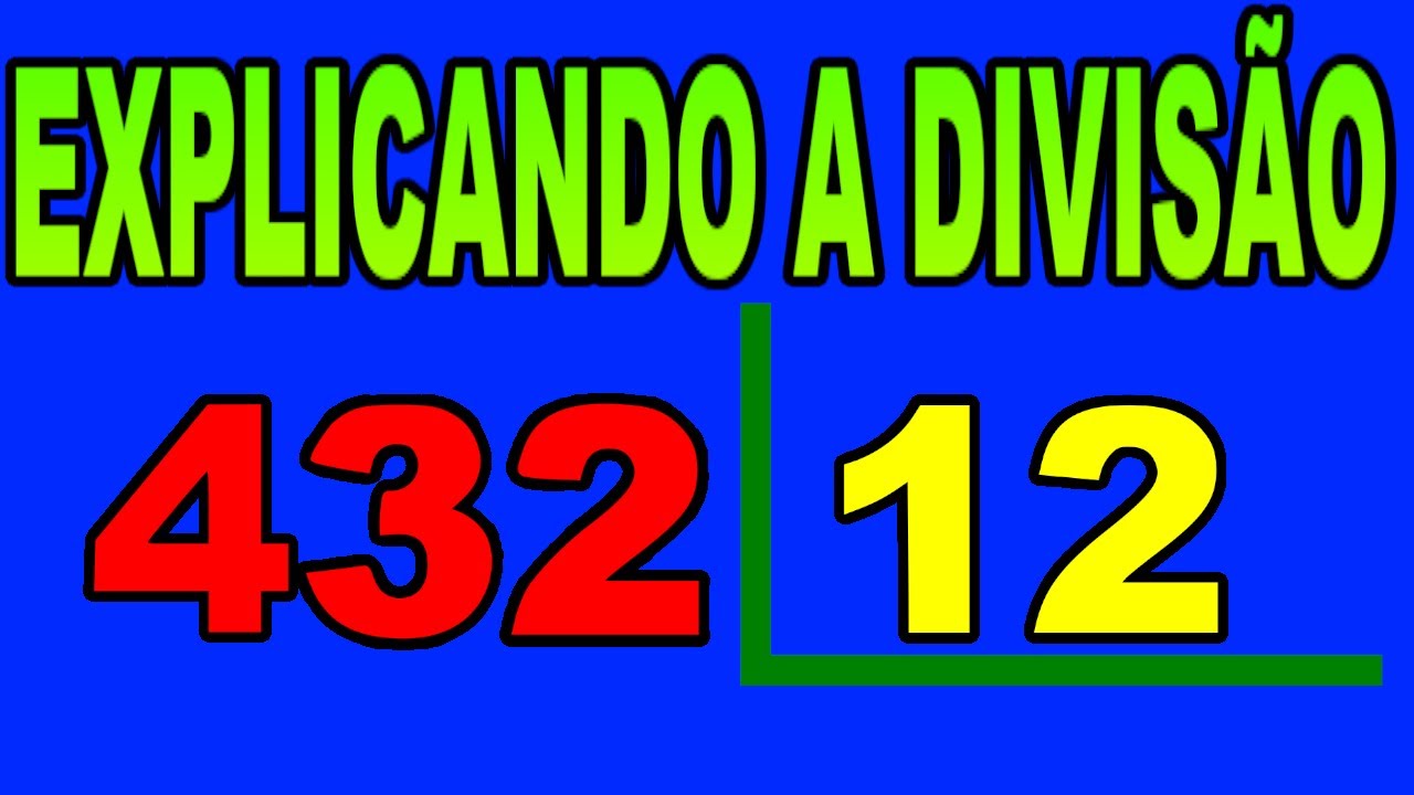 Resolvendo mais uma QUESTÃO de DIVISÃO