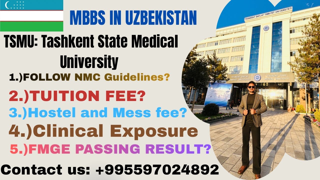 All about TSMU: Tashkent State Medical University | NMC guidelines ✅| Tuition & Hostel fee? 