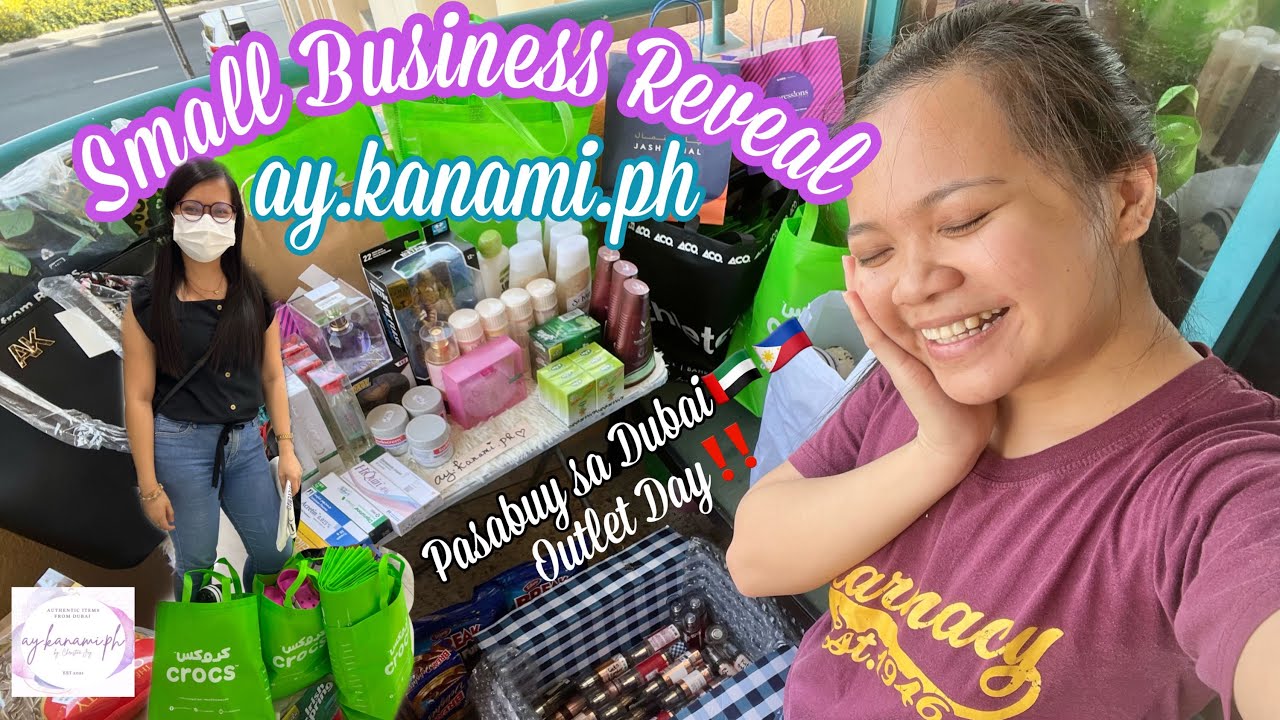 SMALL BUSINESS REVEAL🙏🏻 | PASABUY SA DUBAI🇦🇪| DUBAI OUTLET DAY| ay.kanami.ph❤️