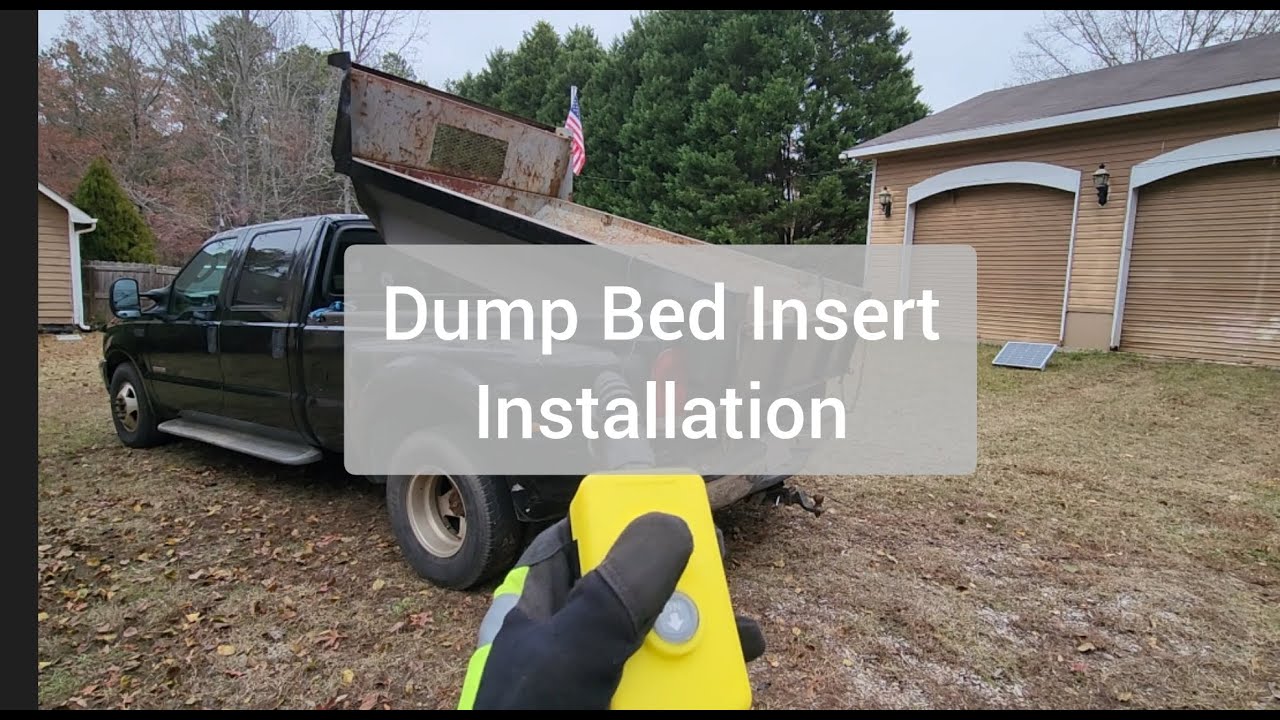 Dump Bed Insert Installation