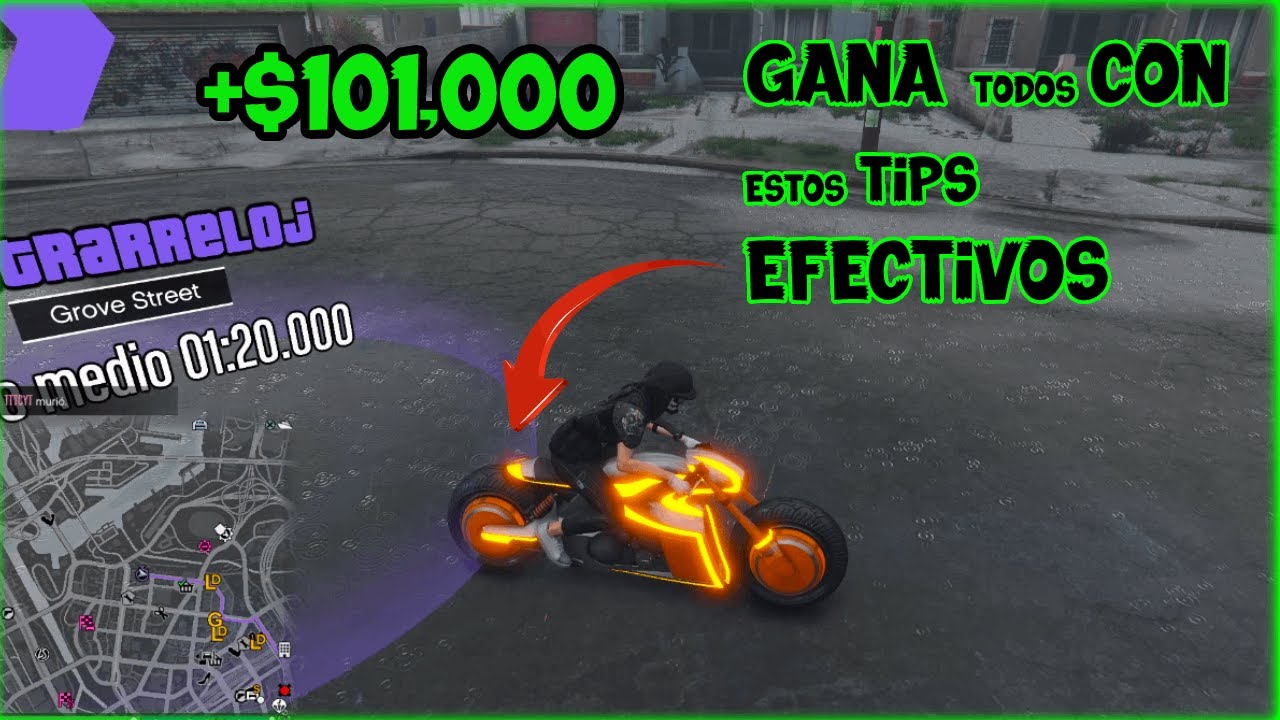 💰Como GANAR Cualquier [CONTRA-reloj ]en GTAV online🤑💯 Grand theft auto V [tips] trucos de GTAV