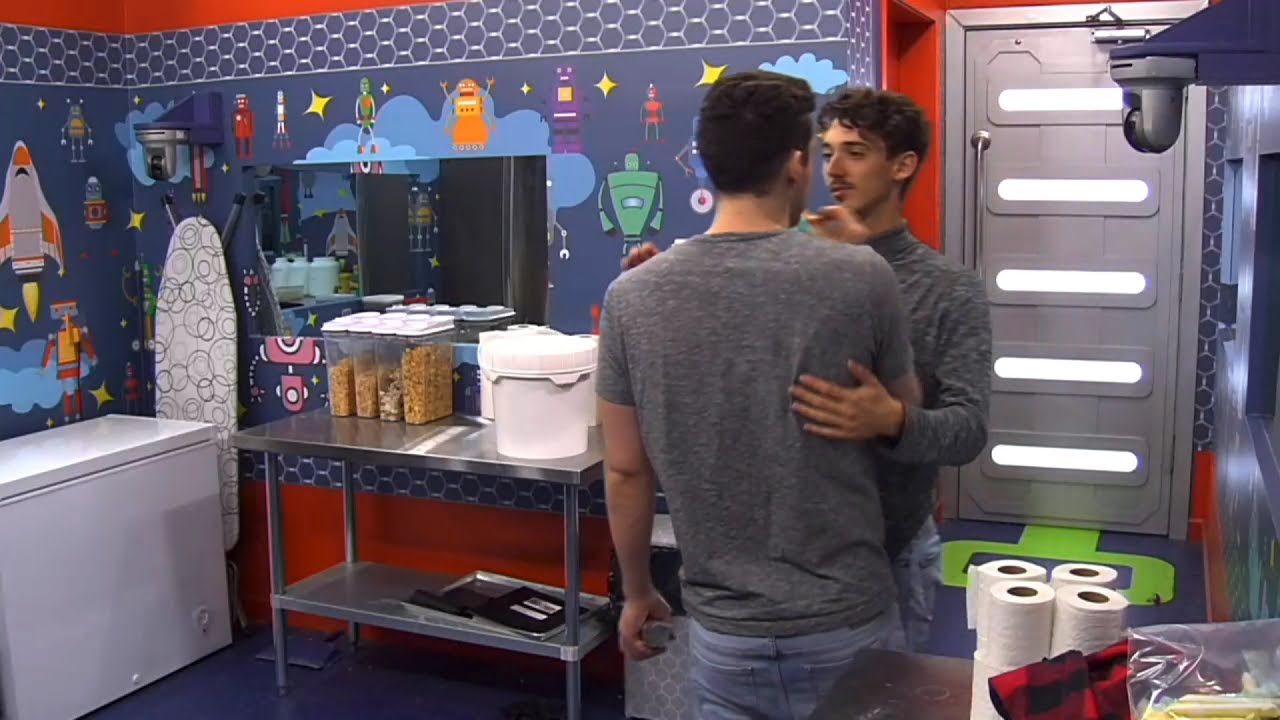 Day 50 - 4/29 4:07p - William Martin wants kisses, Kevin wants to shoot his juice on him.