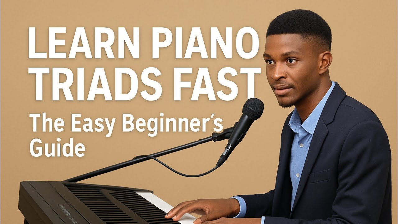 Learn to play triads on the piano 🎹 