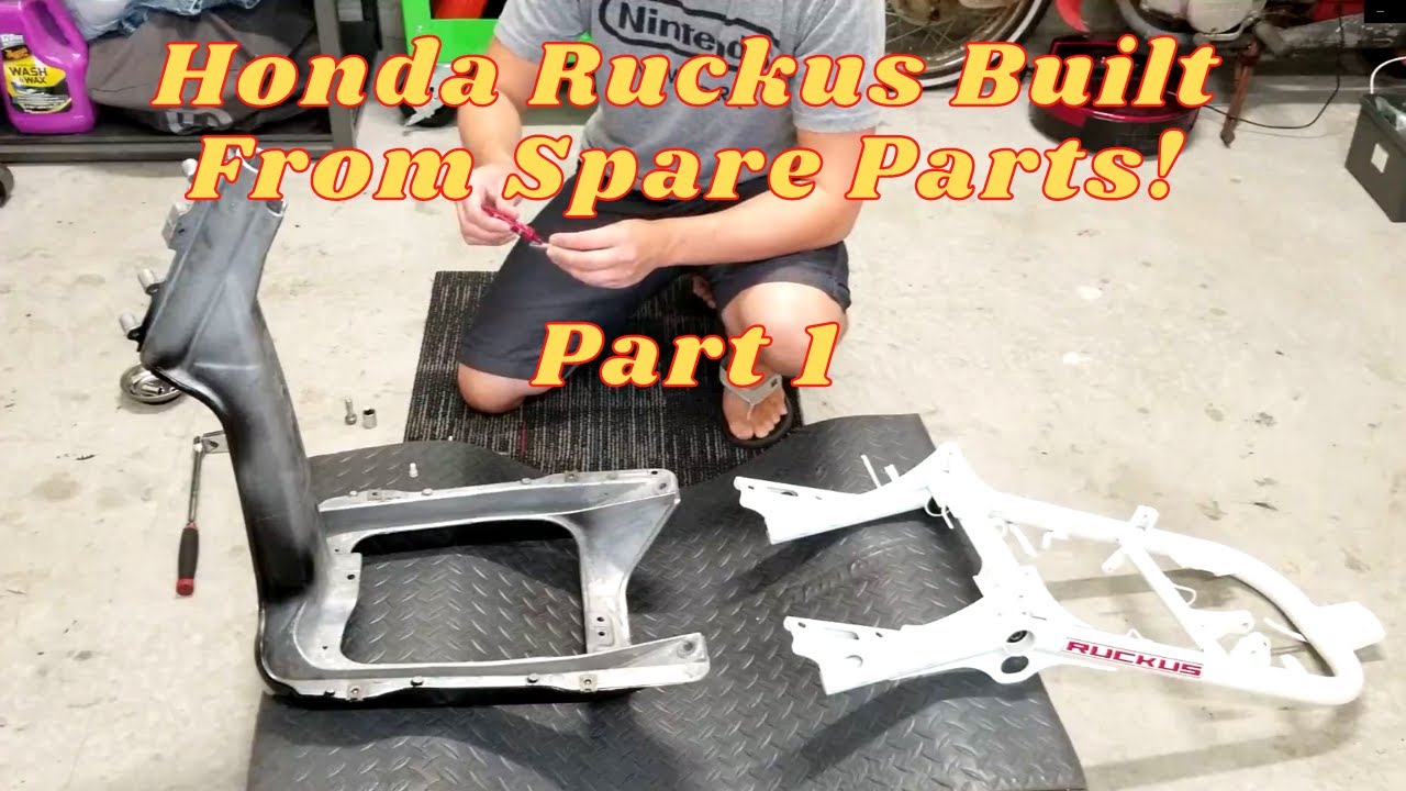 Honda Ruckus Built From Spare Parts - Part 1!