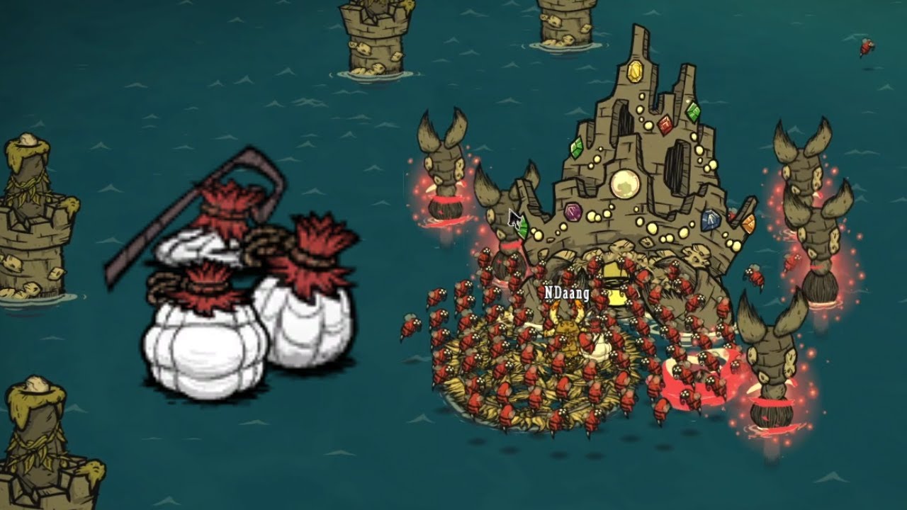Crab King vs Hundreds of Killer Bees?! Wortox’s Knabsack Cheese! | Don't Starve Together