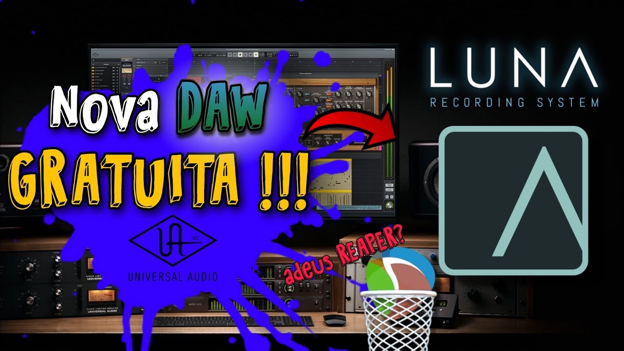 nova DAW GRATUITA? tutorial de instalação LUNA UNIVERSAL AUDIO. é boa?