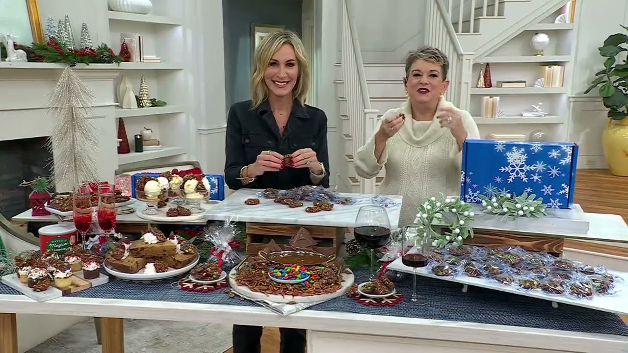 Mascot 1.5lb. Pecan Candy Clusters With Chocolate Drizzle on QVC