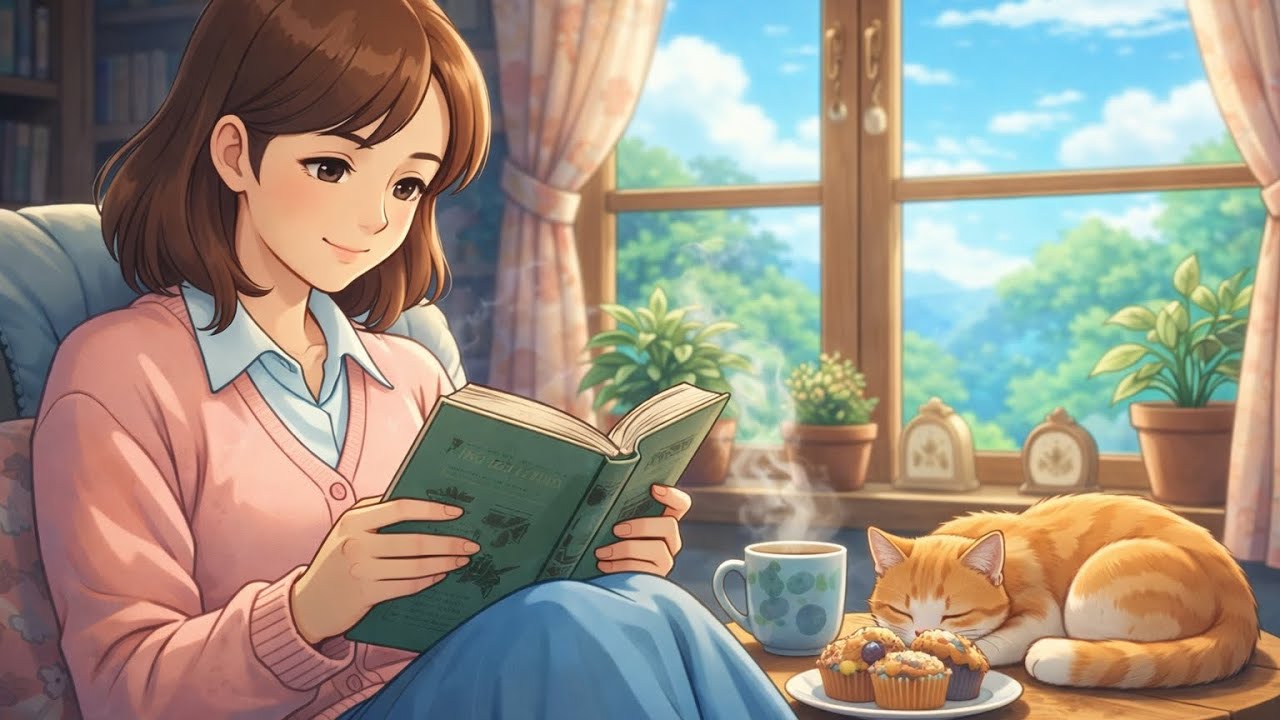 Peaceful Morning in a Treehouse 🌿 Gathering Ingredients for a Homemade Pie | Cozy Anime ASMR