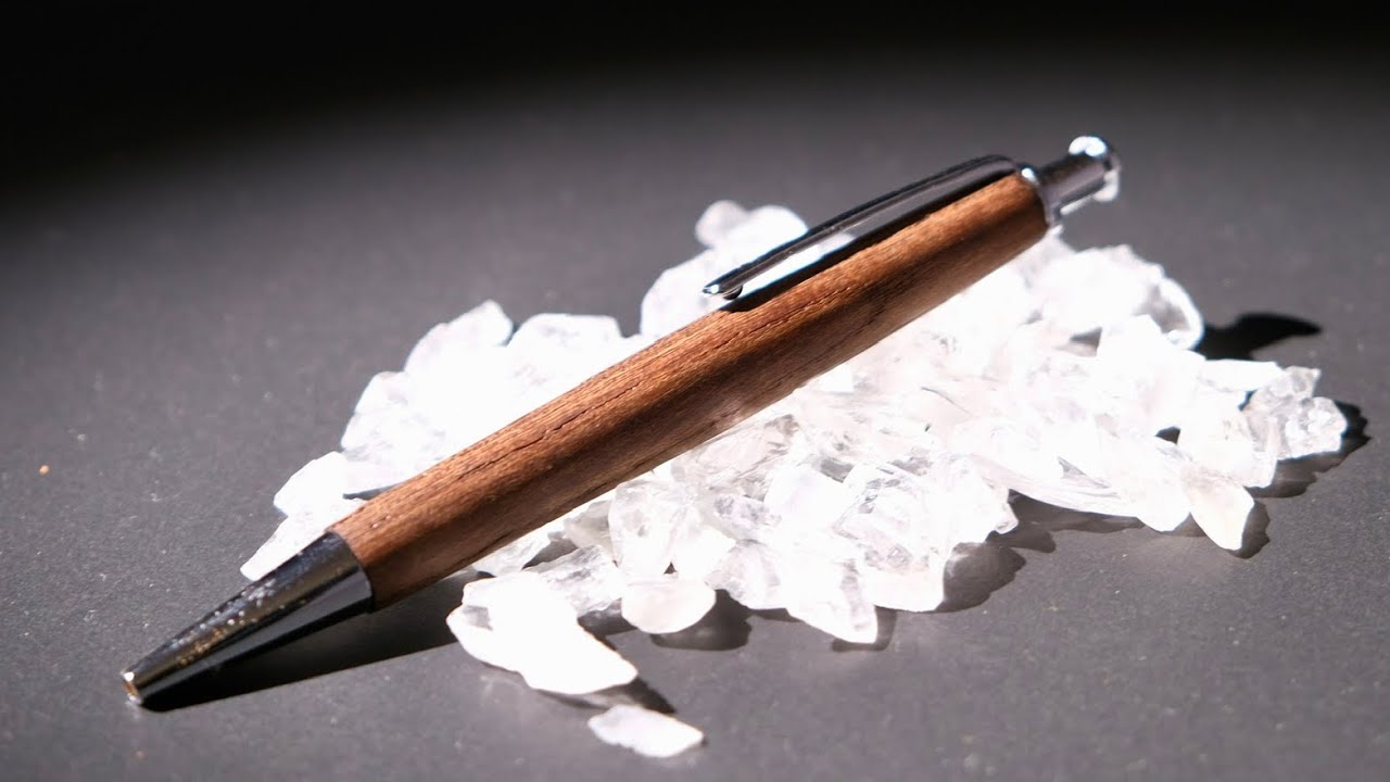 木軸ボールペン神代けやき　Wood pen turning Jindai Keyaki