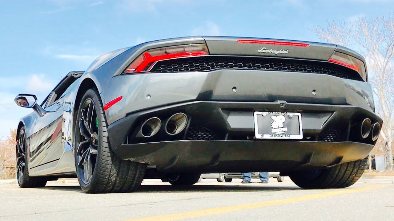 BRUTAL Lamborghini Huracan Spyder LP610-4 Exhaust Sound & Drive By