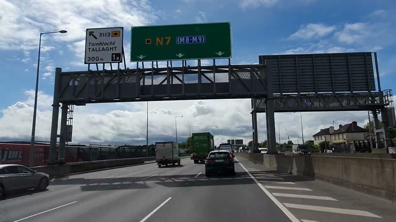 Ireland - M50 South - N7 - Ardclough