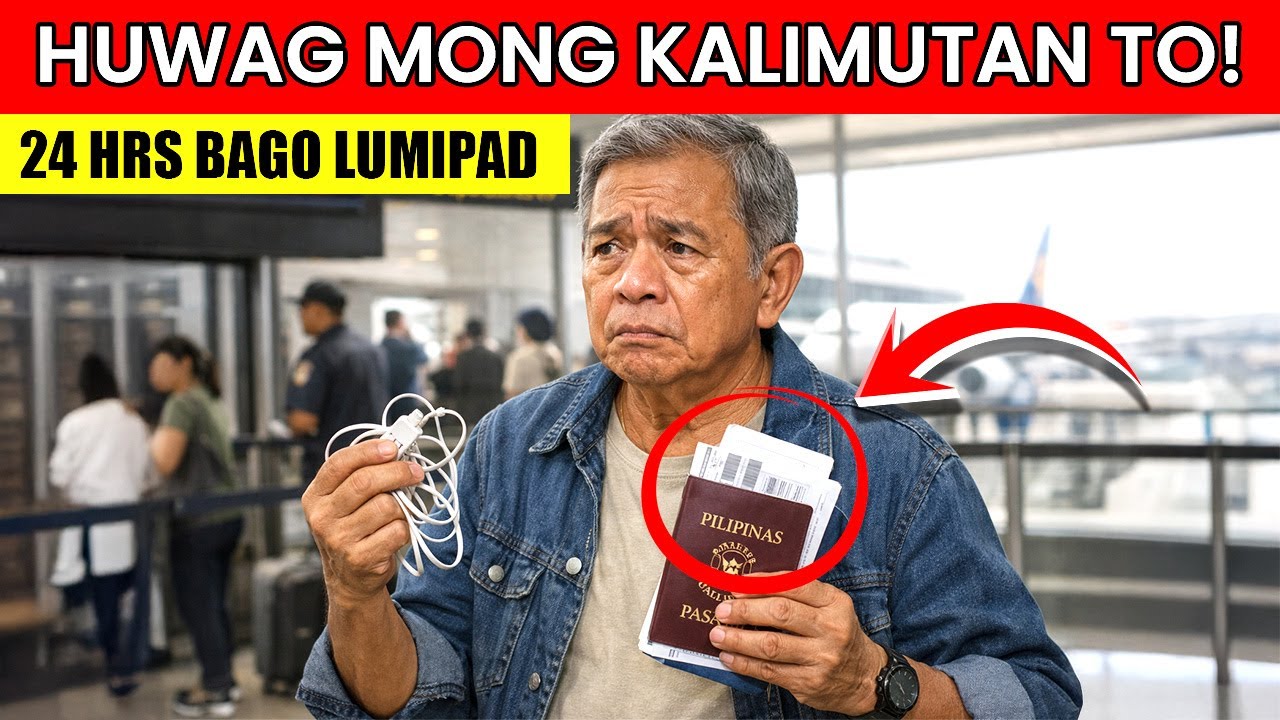 10 Bagay na Dapat Gawin 24 Hours Bago Lumipad (Para Hindi Magmadali at Magkamali)