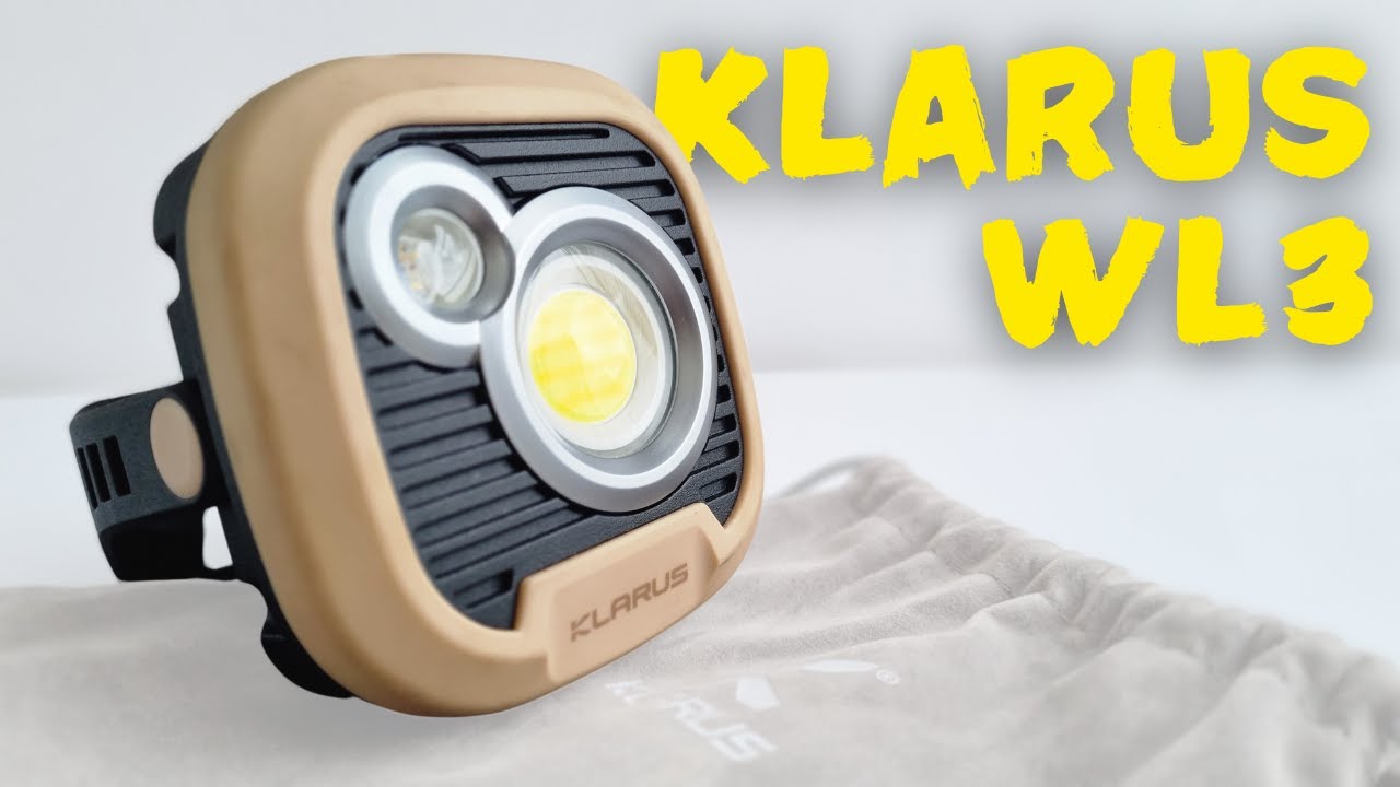 The best work light I have owned to date! Klarus WL3 - Unbiased review