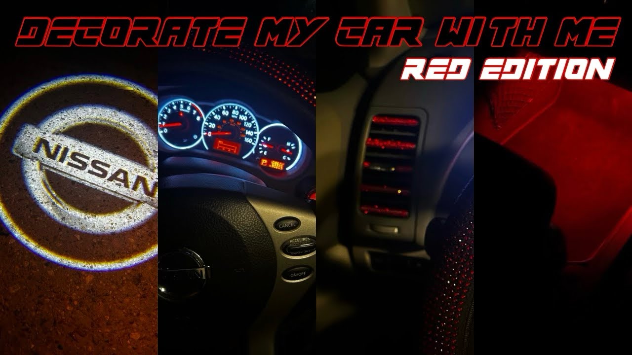 DECORATE MY FIRST CAR WITH ME | RED EDITION | TALAYSIA