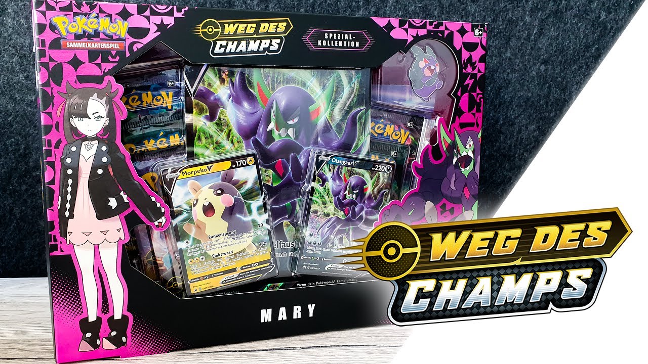 Neue MARY Box | Pokemon Booster Opening | Weg des Champs