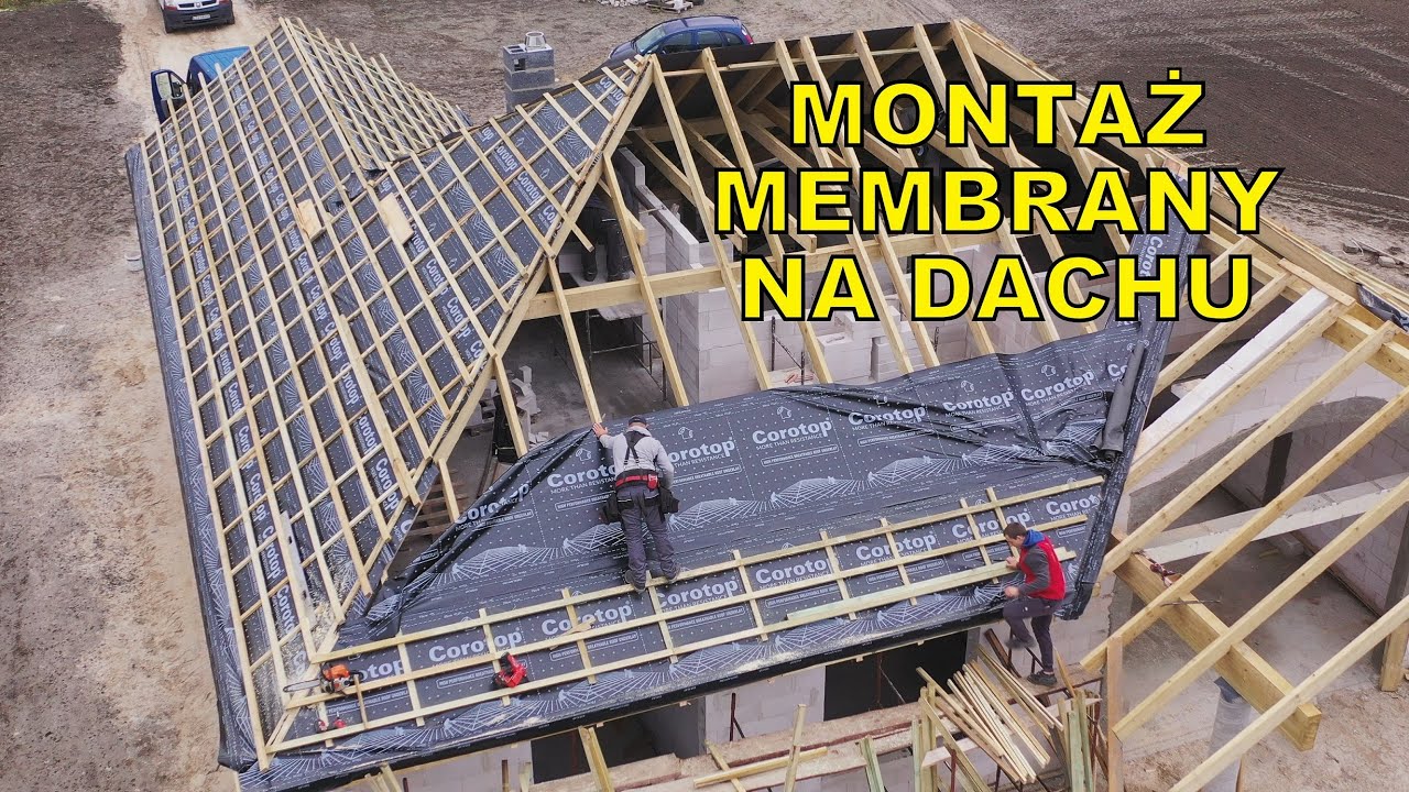 KŁADZIEMY MEMBRANĘ NA DACH - COROTOP |AgroLovers Buduje